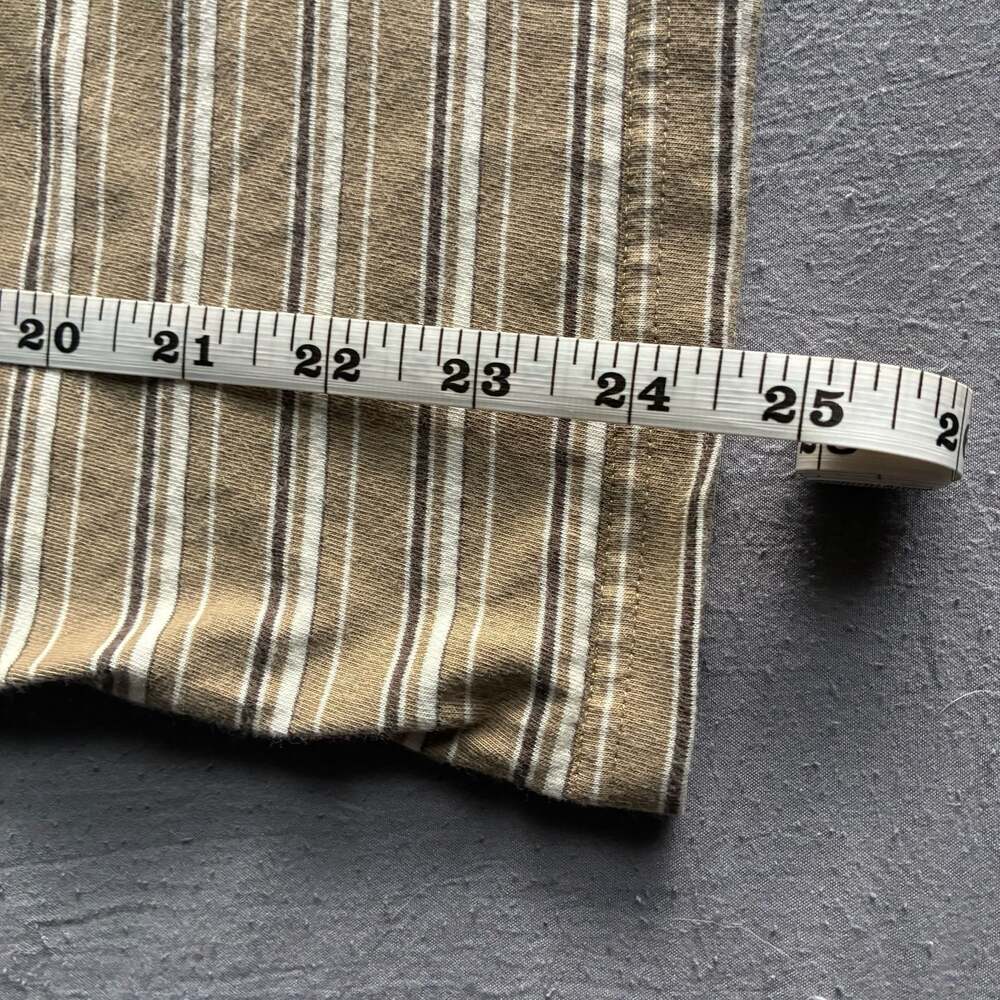 Volcom Men's Sylvan Striped Pocket T-Shirt Khaki - Picture 2 of 6
